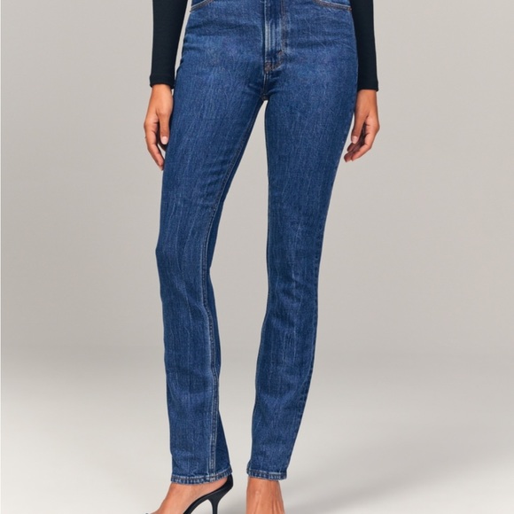 Abercrombie Ultra High Rise 90s Slim Straight - Picture 2 of 4